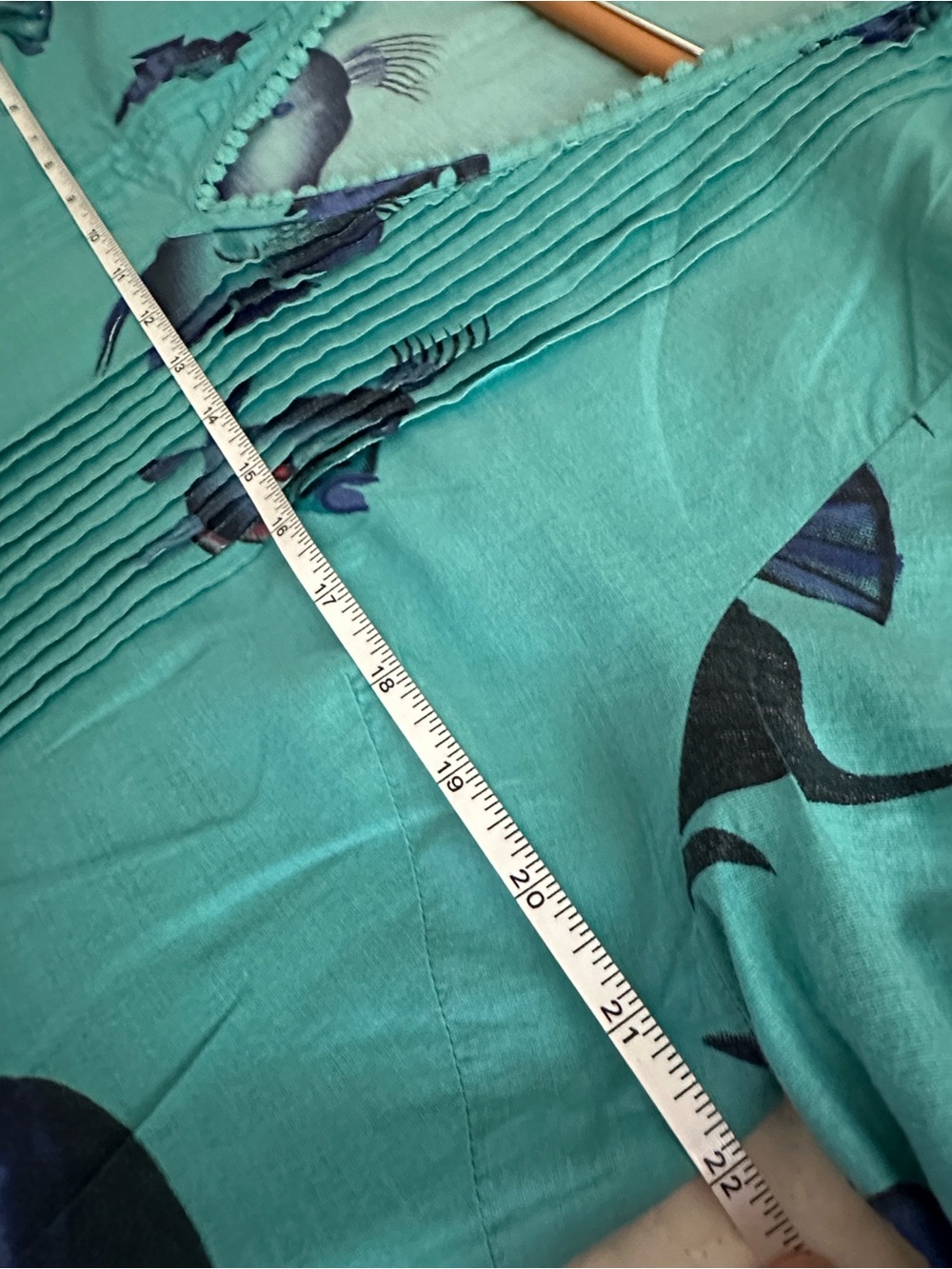 Soft Surroundings fish print cover up - Picture 11 of 11